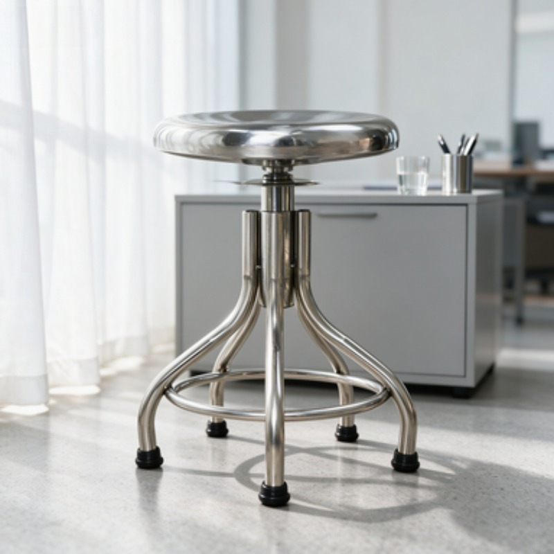 304 Stainless Steel Rotating R - Medical Lab Chair review and price