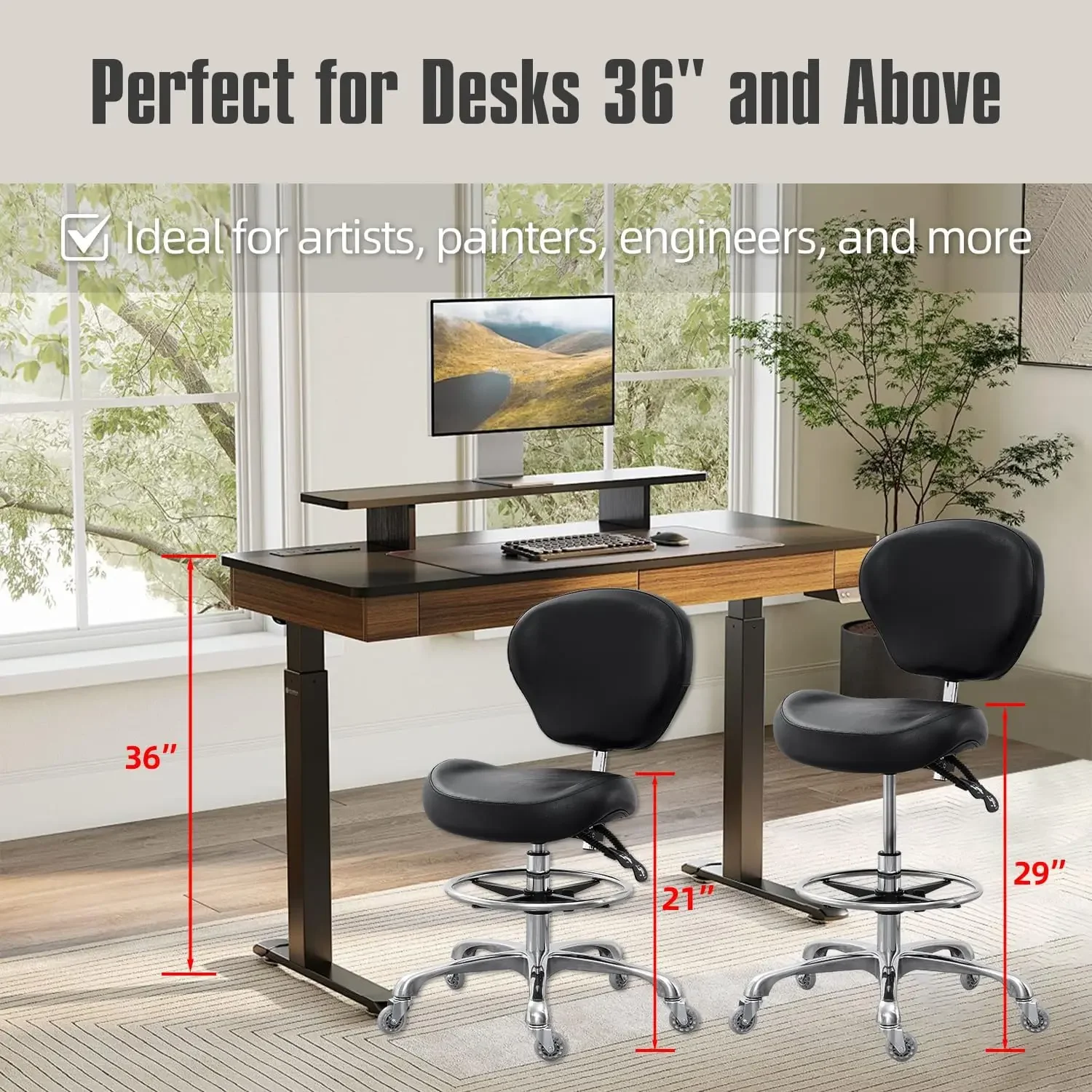 Drafting Chair Adjustable Tall - Medical Lab Chair review and price