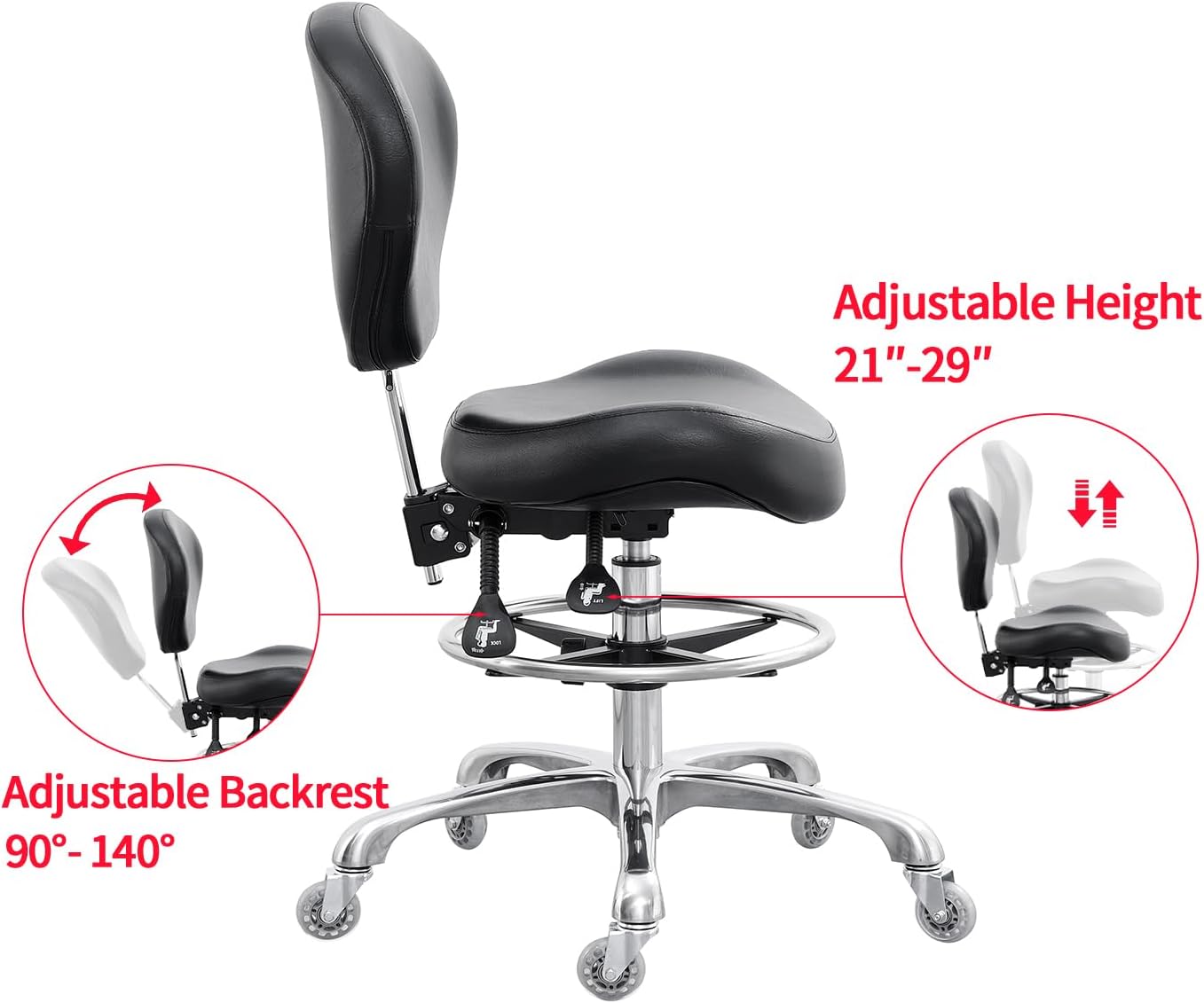 Drafting Chair With Back Suppo - Medical Lab Chair review and price